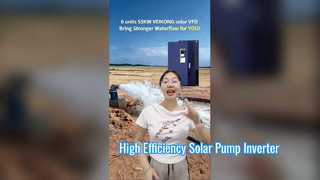 VEIKONG Inverter per pompa solare da 55 kW | Applicazione sul campo in loco