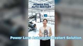 Power loss run automatically in general VFD