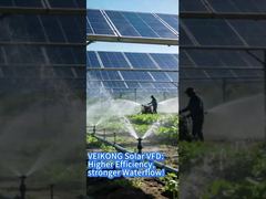 La pompa solare VEIKONG porta acqua e speranza al tuo posto!